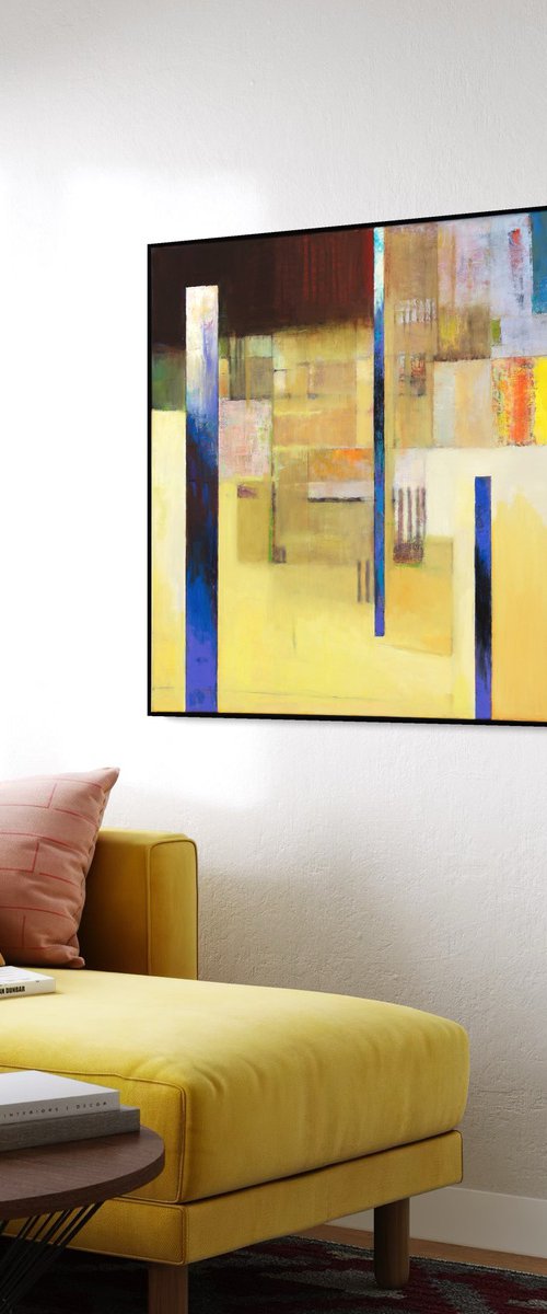 Linear Abstract #1 by Bo Kravchenko