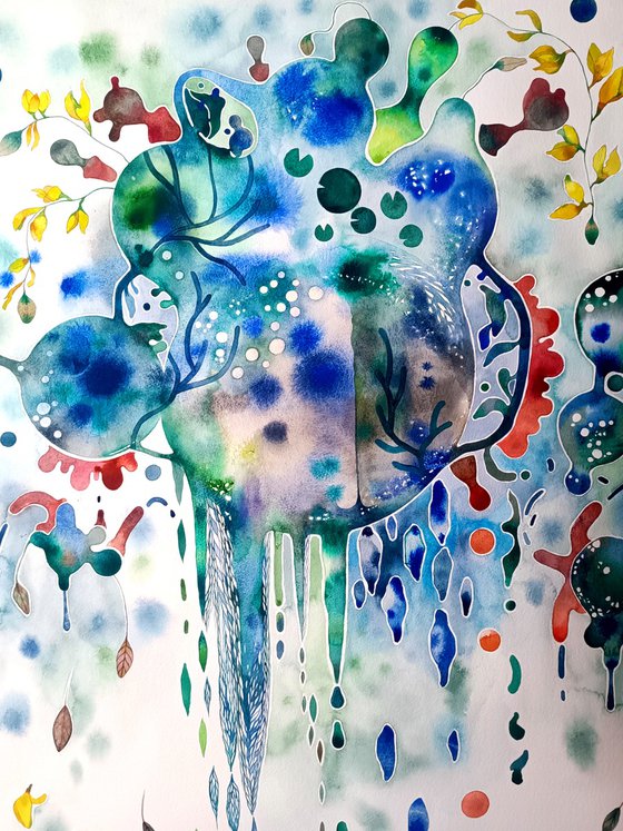 Geoflora di un' alba vegetale