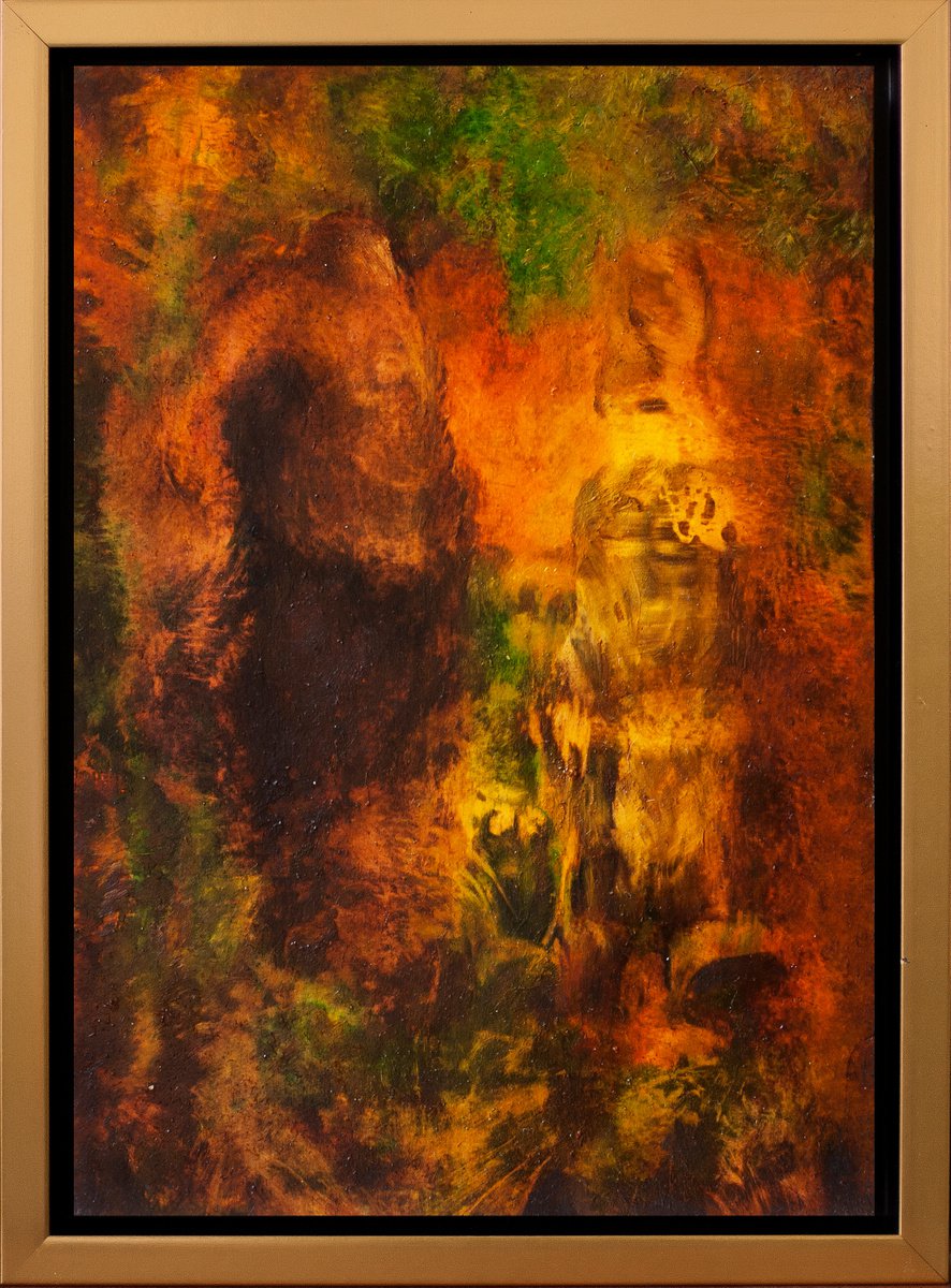 Surrealistic Oil Painting , Shaman