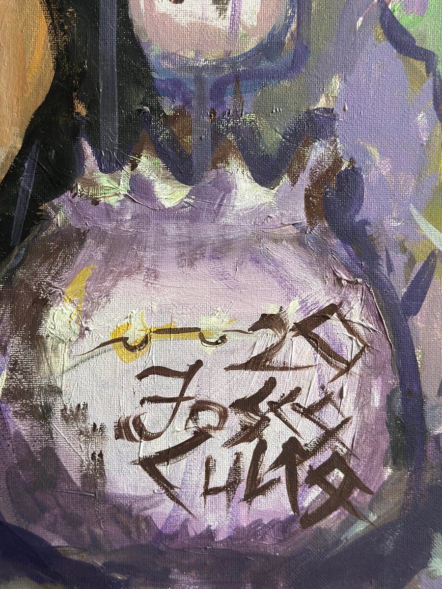 Impressionistic Portrait Oil Painting By Fosco Culto, 39 X 39, Man In Poppy Field, Original Artwork