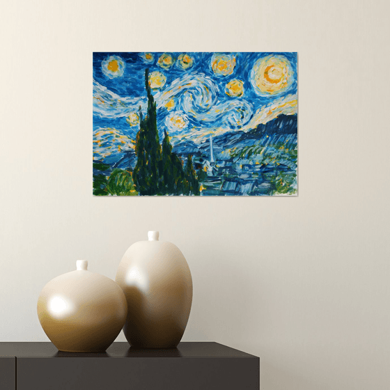 Starlight Night...  Van Gogh. Free copy
