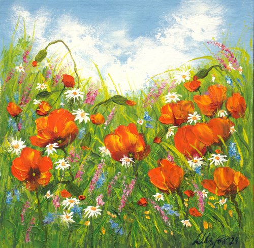 Poppy field 3 by Ludmilla Ukrow