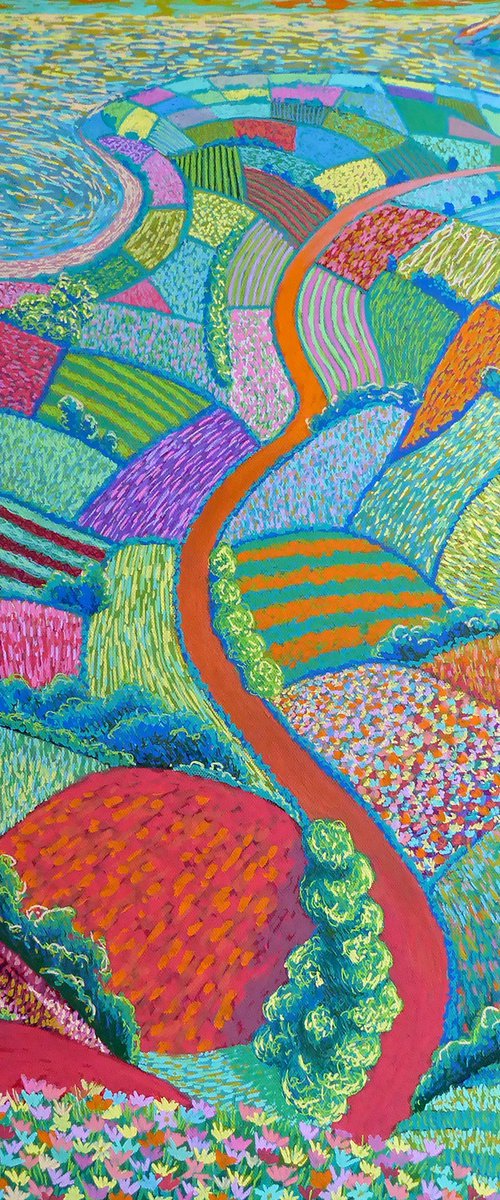 ROAD THROUGH SPECTACULAR VALLEY by Stephen Conroy