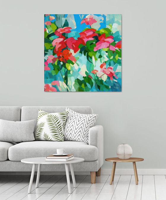 The rays touch the leaves №2