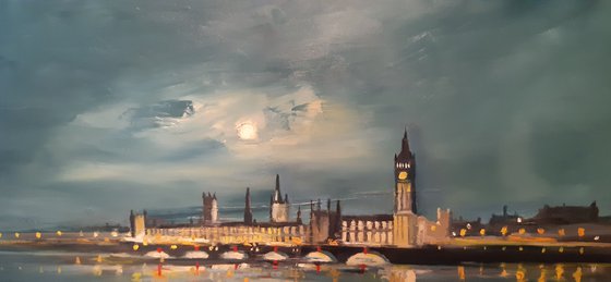 Westminster by moolight