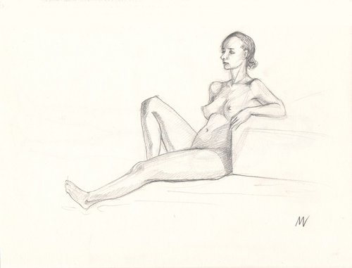 Sketch of Human body. Woman.71 by Mag Verkhovets