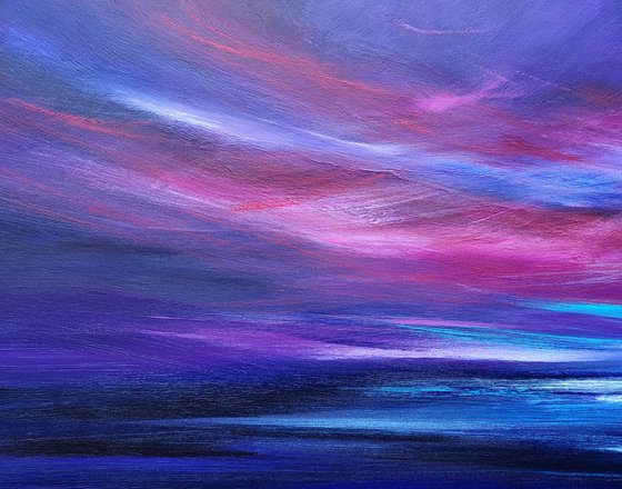 Magenta Dreaming - seascape, emotional, panoramic