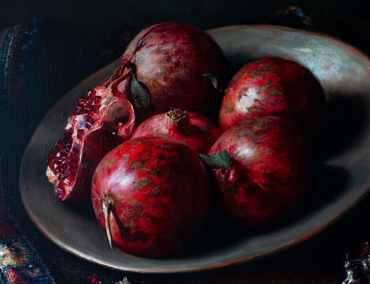 Photorealistic Oil Painting , Armenian Still Life By Syuzanna Tarverdyan, 31 X 24, Artwork For Sale On Artfinder