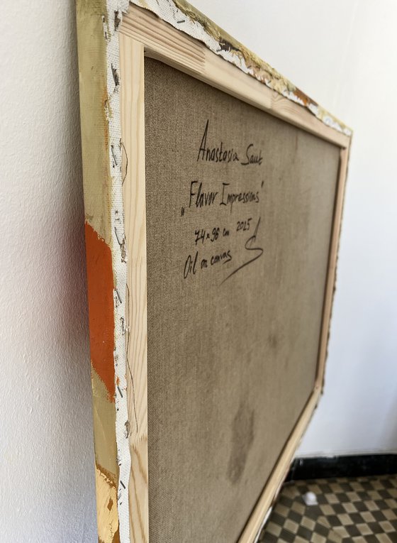 FLAVOR IMPRESSIONS/Abstract oil painting