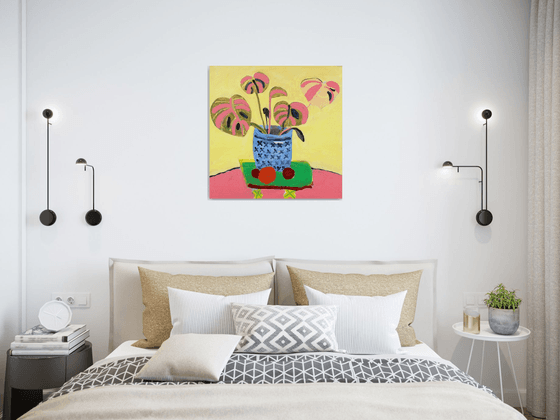 Yellow and Pink Plant