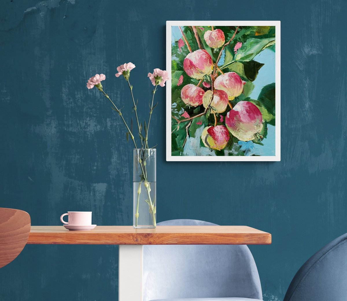 Apples In A Garden. By Vita Schagen, 16 X 20, Artwork For Sale On Artfinder