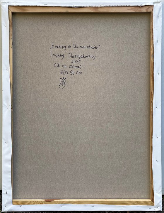 "Evening in the mountains"