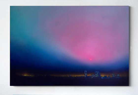 City in the Neon Dusk