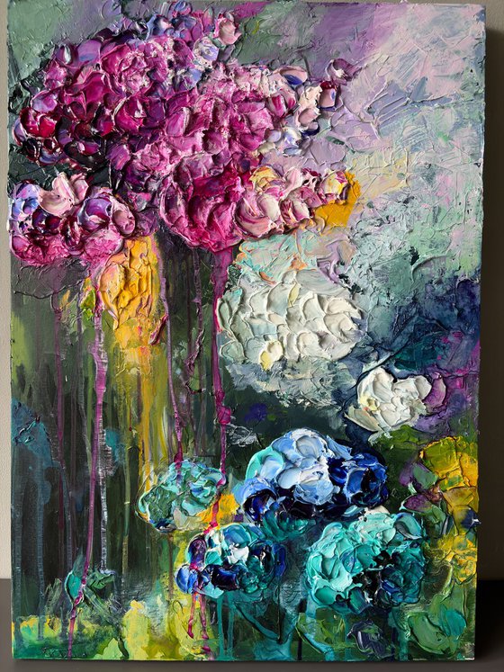 Rainbow Hydrangea II — Floral