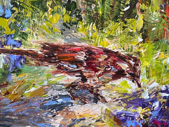 Un oiseau des bois