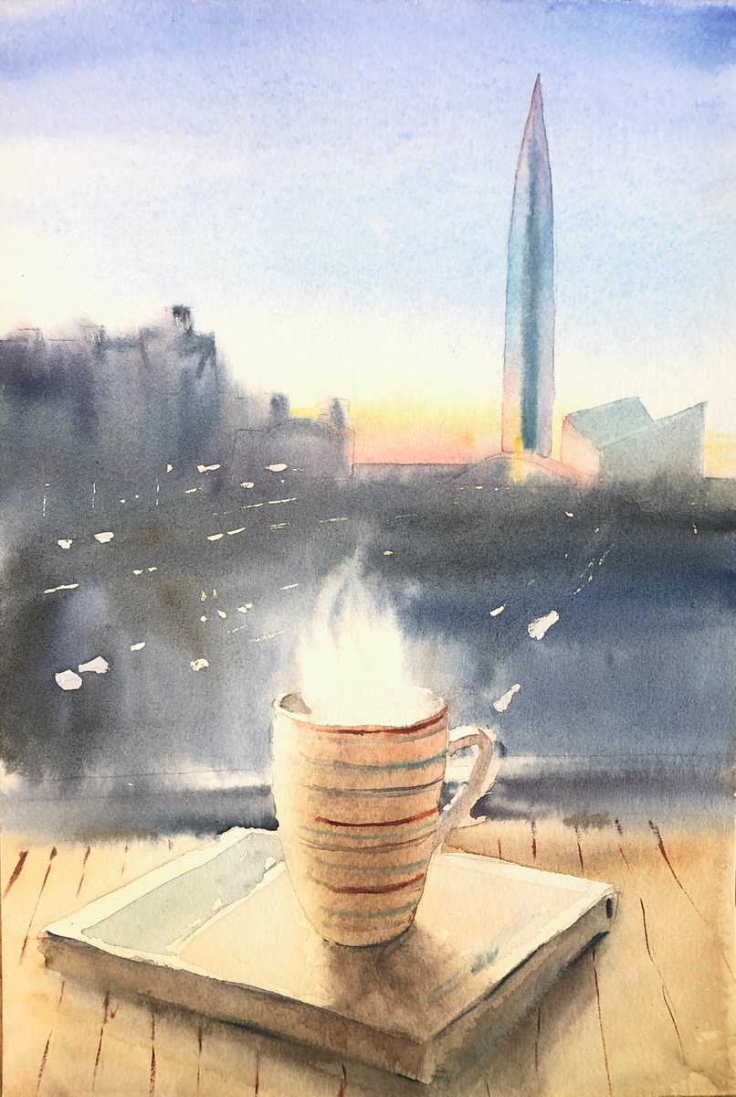 Morning tea by Olga Kholodova