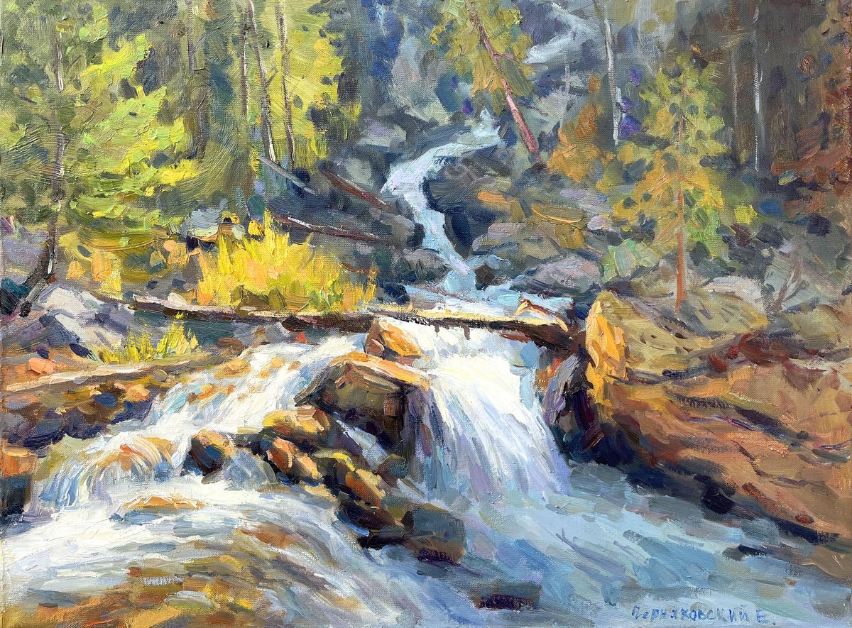 River By Evgeny Chernyakovsky, 27 X 22, Artwork For Sale On Artfinder