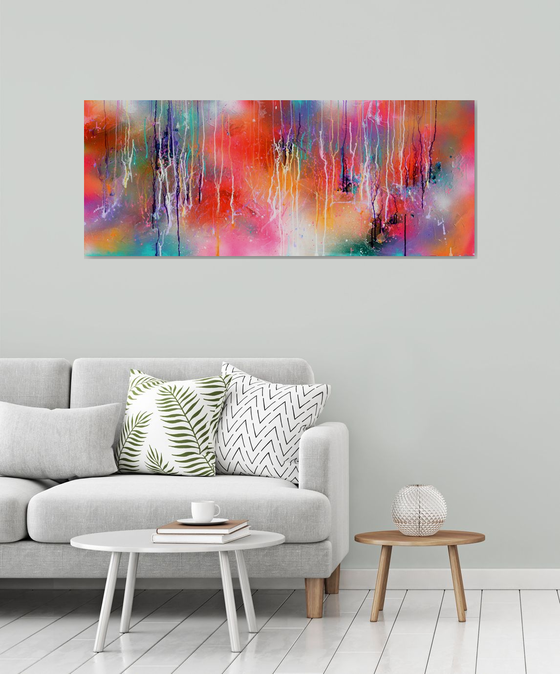Fresh Moods 87 - Large Vibrant Abstract Painting
