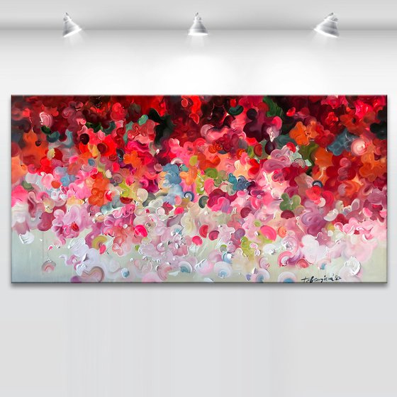 'Summer bloom' - 72x36"