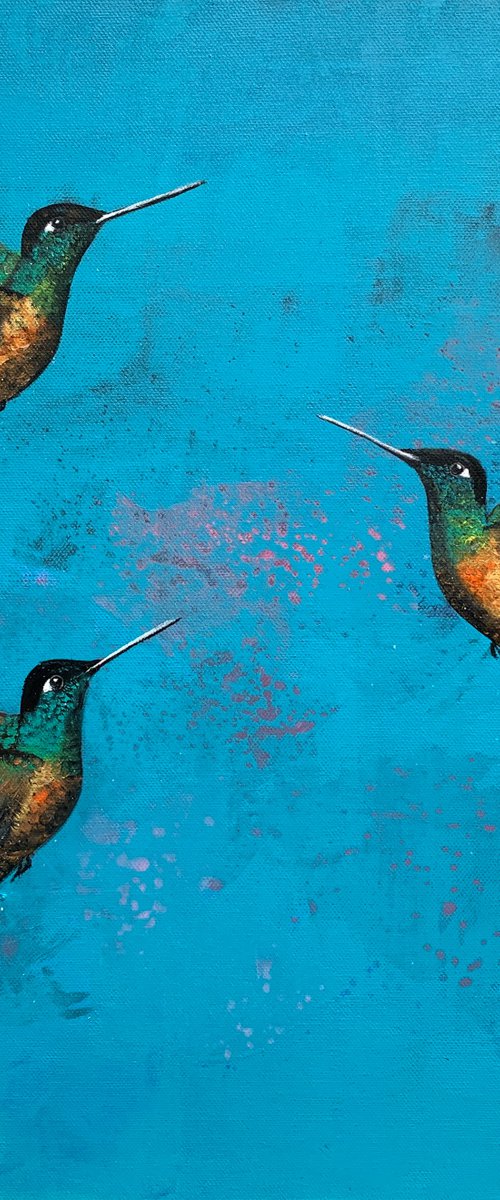 Flight Of The Hummingbird by Laure Bury