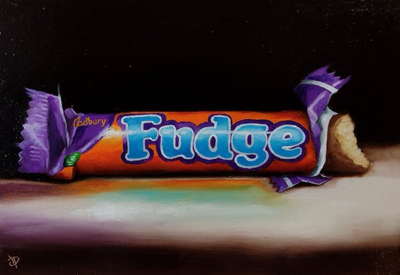 Cadbury Fudge still life