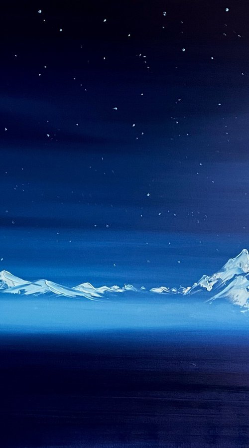 Annapurna at Night by Cat Goward