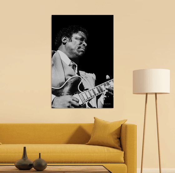 BB King - King of the Blues 1976 on Dibond