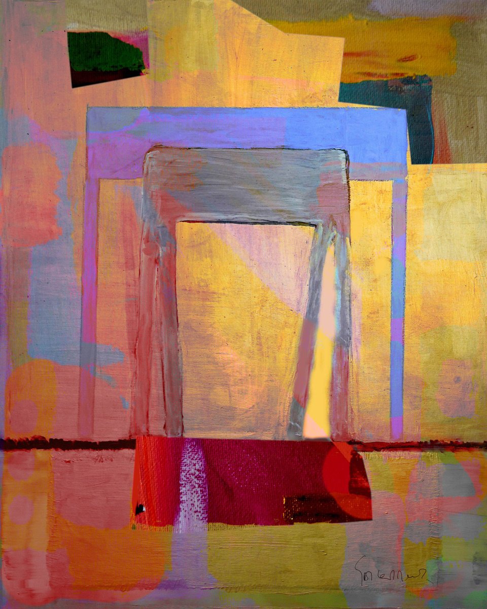 Expressive Painting , Liberation Of The Mind 20 By Geert Lemmers Fpa, 31 X 39, Artwork For Sale On Artfinder