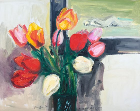 Tulips and Nude