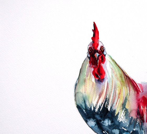 Colorful rooster II