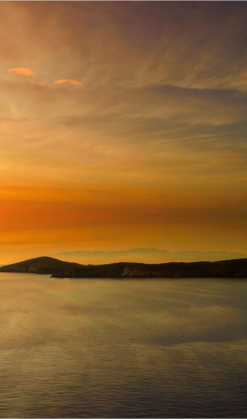 Sunset & Lighthouse... by Martin  Fry