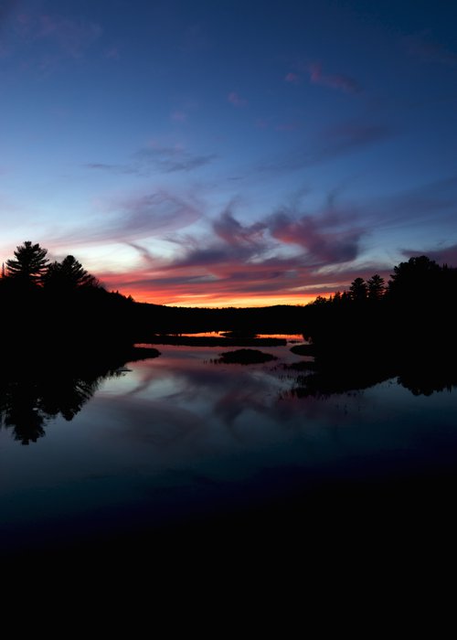 A Quiet Adirondack Evening by Stephen Hoppe