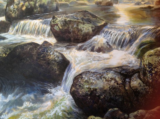 Falls on Tavy River, Dartmoor