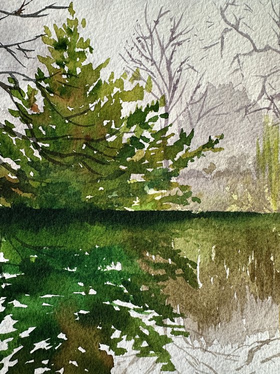 Early spring in the park