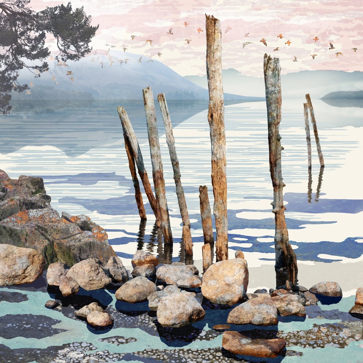 Landscape Photograph By Claire Gill, 20 X 20, The Water