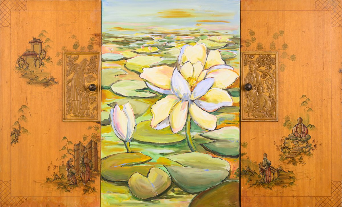 Impressionistic Landscape Painting By Eliry Arts, 59 X 36, Old Is New Again, Original Artwork