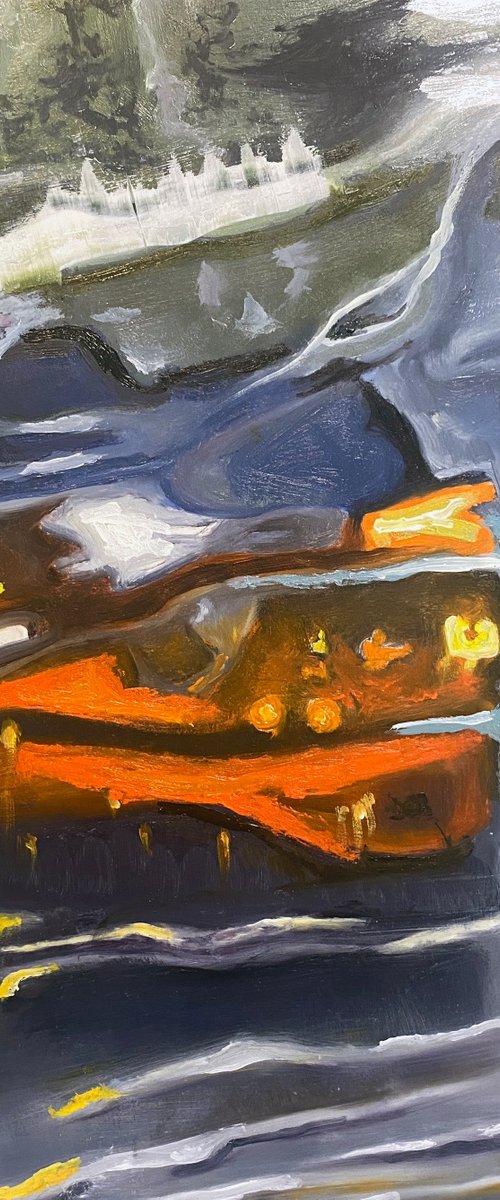 Red Car by Dennis Crayon
