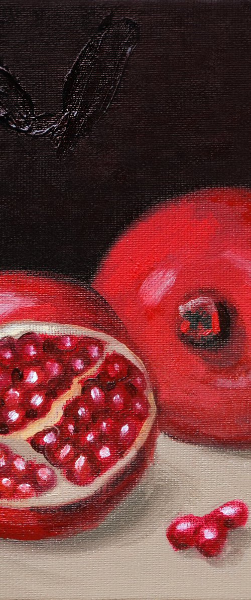 Two pomegranate fruits by Arturas  Braziunas