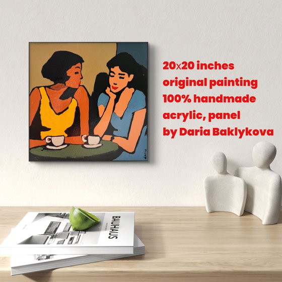 Gossip Girls. Original Painting