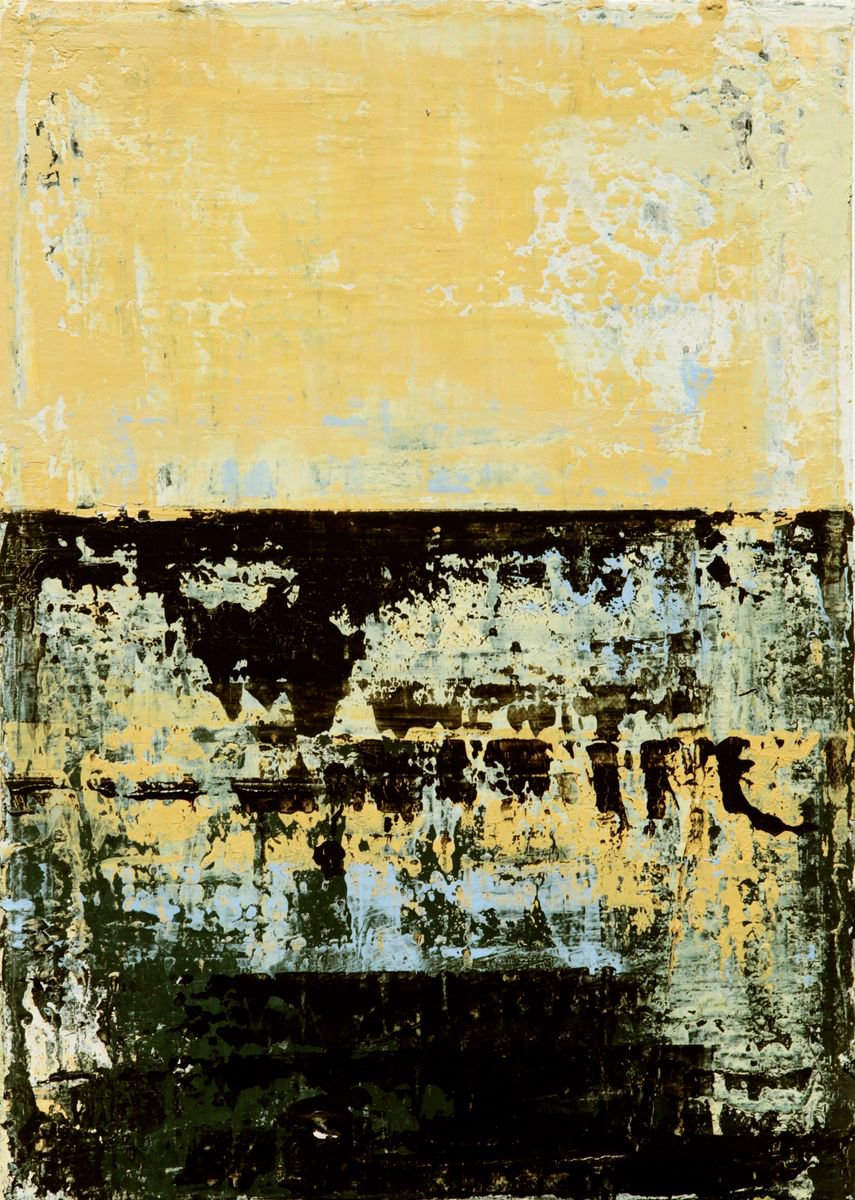 Abstract Acrylic Painting By Petr Strnad, 10 X 14", Lightopia, Original Artwork