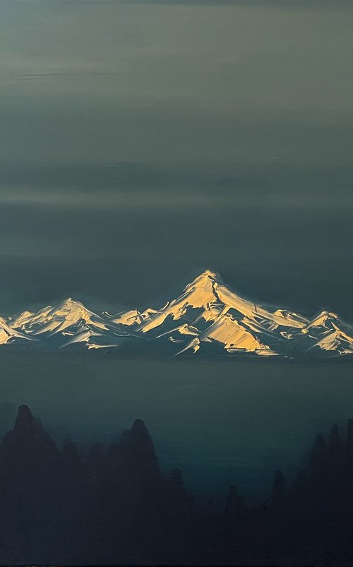 Golden Peaks by Cat Goward