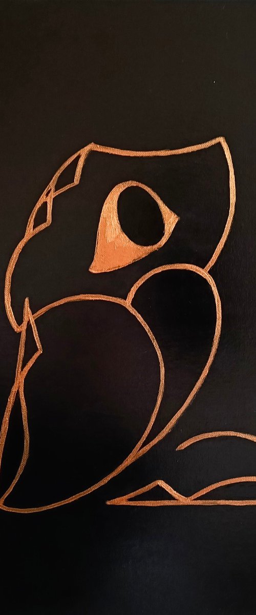 Yoga pose by Anastasia Art Line