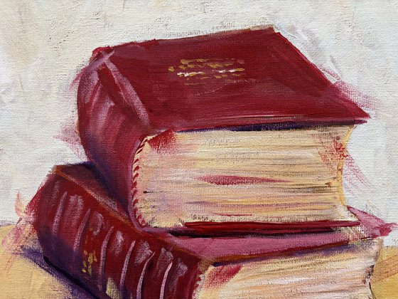 Vintage Books Still Life