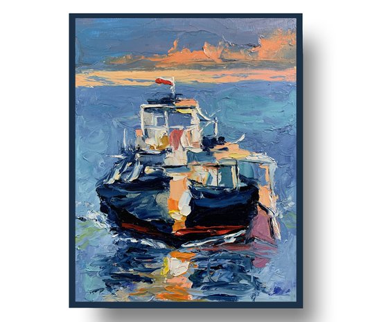 Sail boat. Yacht.