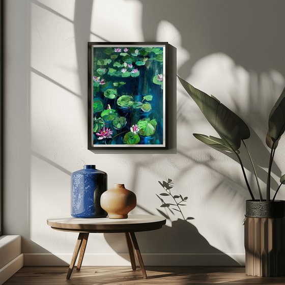Water Lilies Impressionist Art