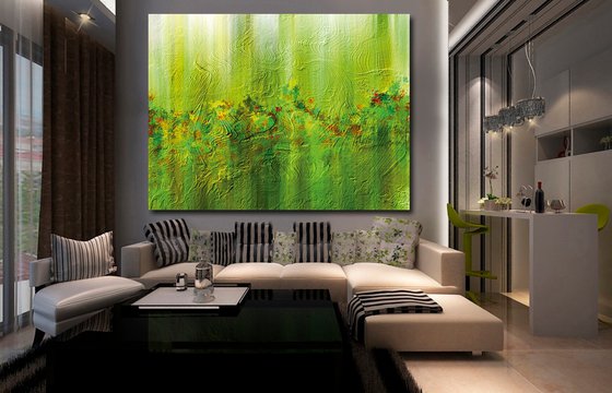 Matatena verde/XL large original artwork