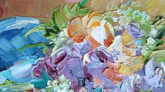 Summer flowers - oil painting