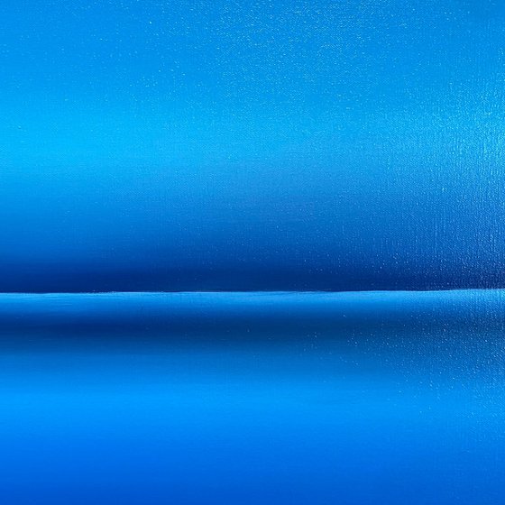 Blue Seascape Serenity - water, ocean