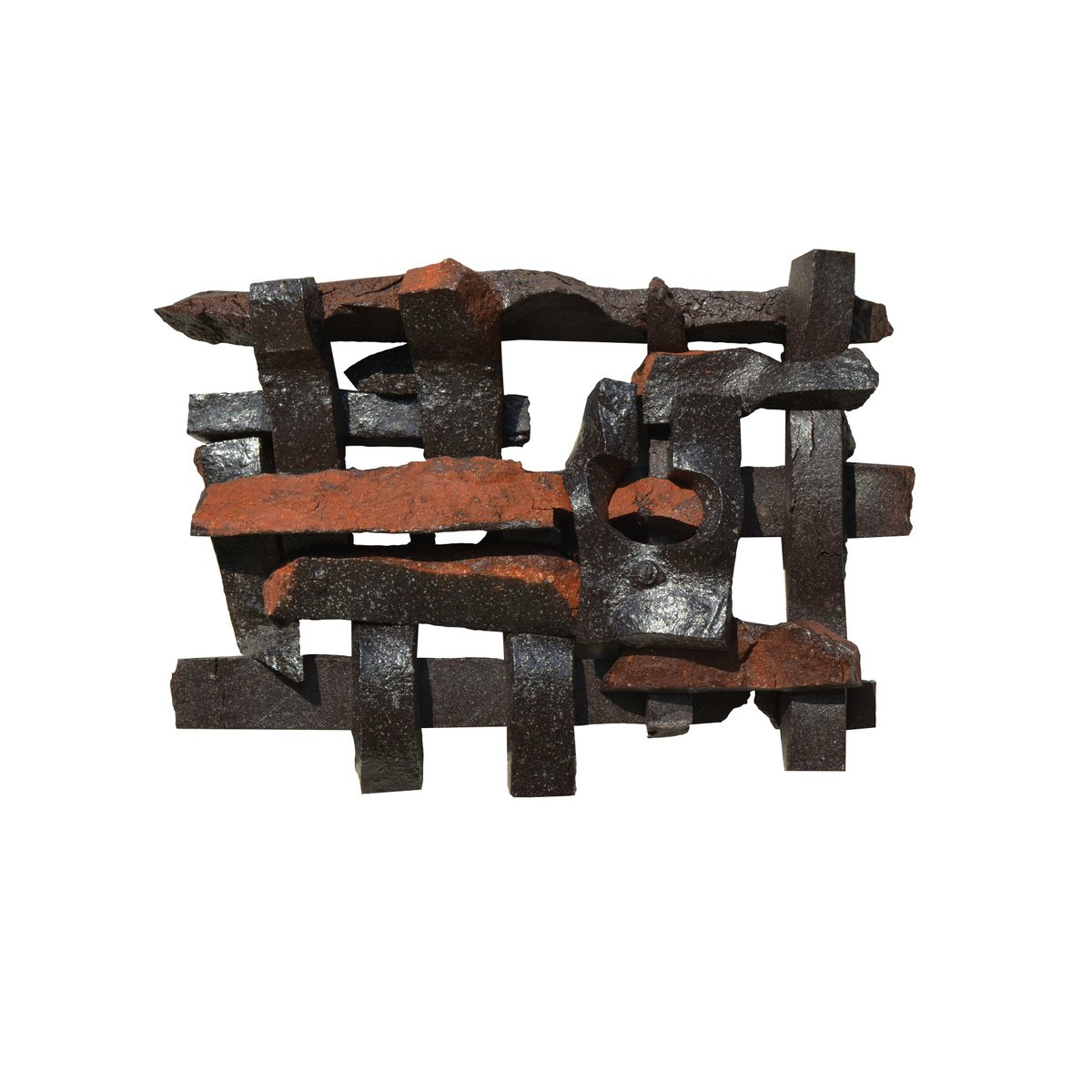 Organic Abstract Relief By Ognyan Chitakov, 15 X 10", "F", Original Artwork