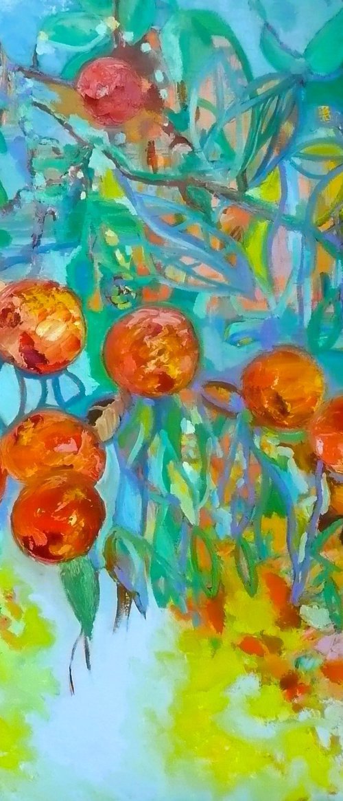 Sicilian Oranges 2024 by Lesley Blackburn